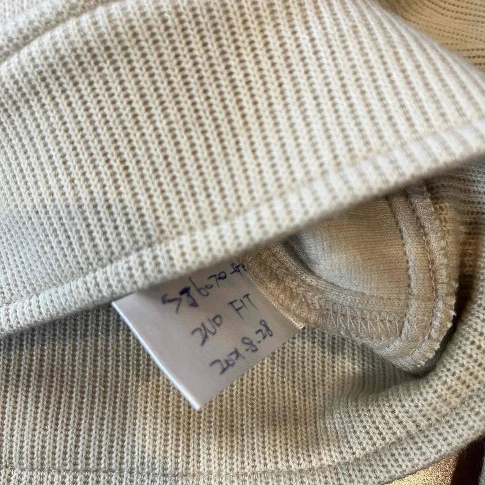 New NWT Le Lis Beige Knit Jacket Ribbed Button Front Crop Long‎ Sleeve Sz S